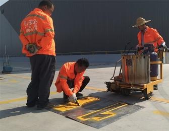 華為東莞基地劃線工程